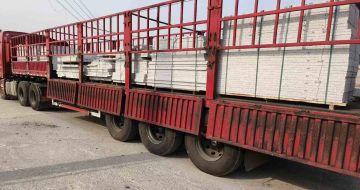 林芝 白麻荔枝面外墙干挂，工厂装车日常