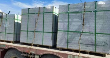 林芝 芝麻白花岗岩地铺石装车日常