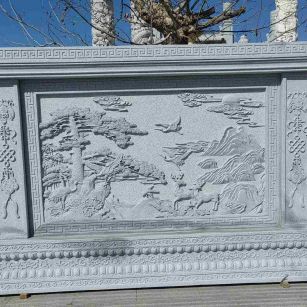 林芝 芝麻白大型照壁，屏风，影壁