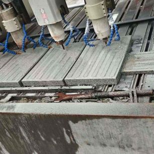 林芝 芝麻白花岗岩荔枝面盲道雕刻