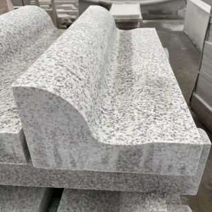 林芝 白麻花岗岩S型路沿石，路侧石，马路牙子等