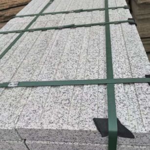 林芝 白麻花岗岩直行盲道石，盲条，地铺石