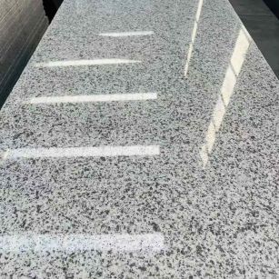 林芝 白麻花岗岩光面毛板