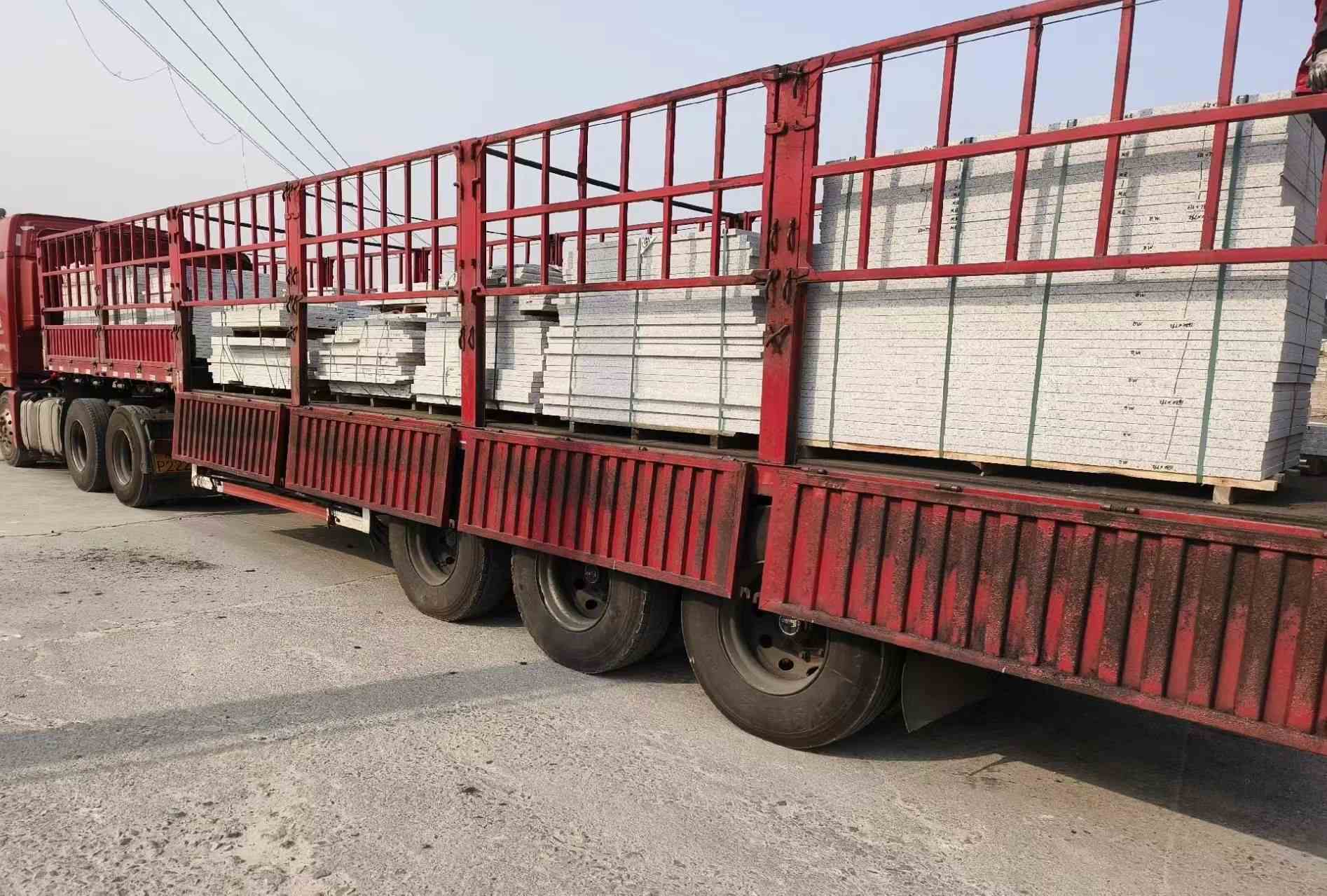 林芝 白麻荔枝面外墙干挂，工厂装车日常