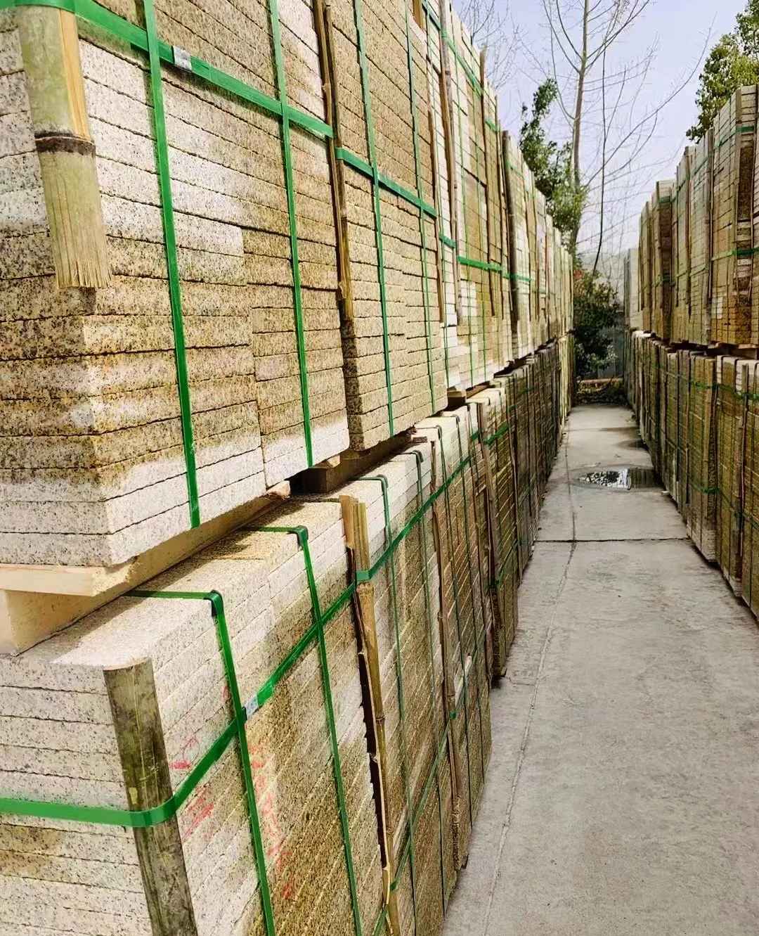 林芝 黄金麻花岗岩荔枝面地铺石