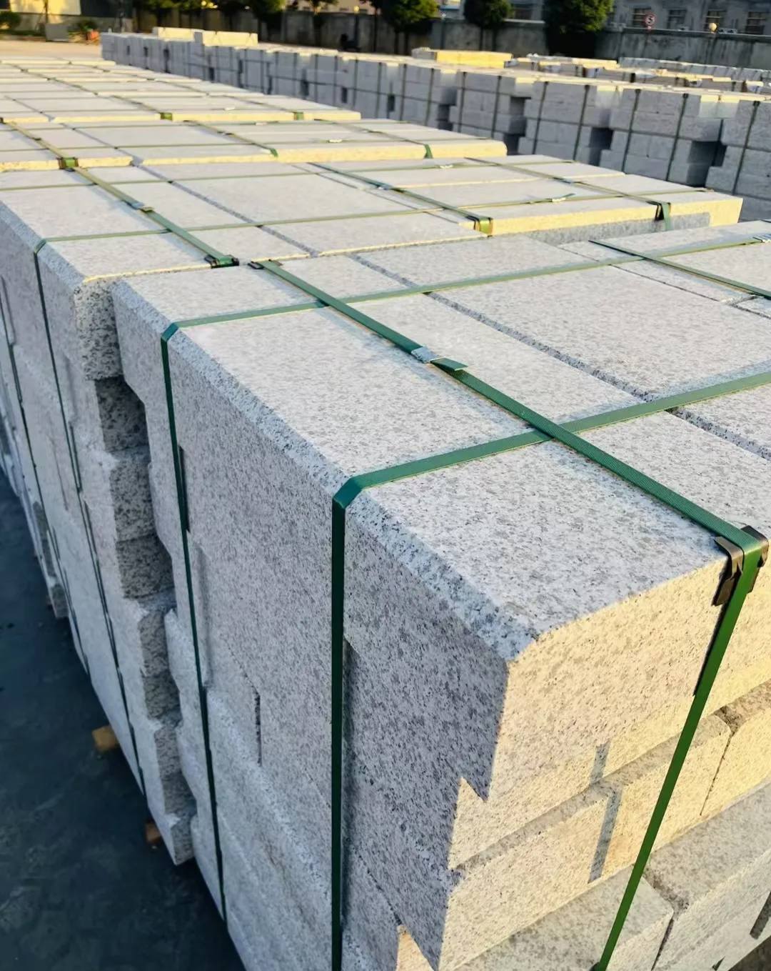 林芝 白麻花岗岩路沿石，马路牙子，路缘石，平石，立缘石等