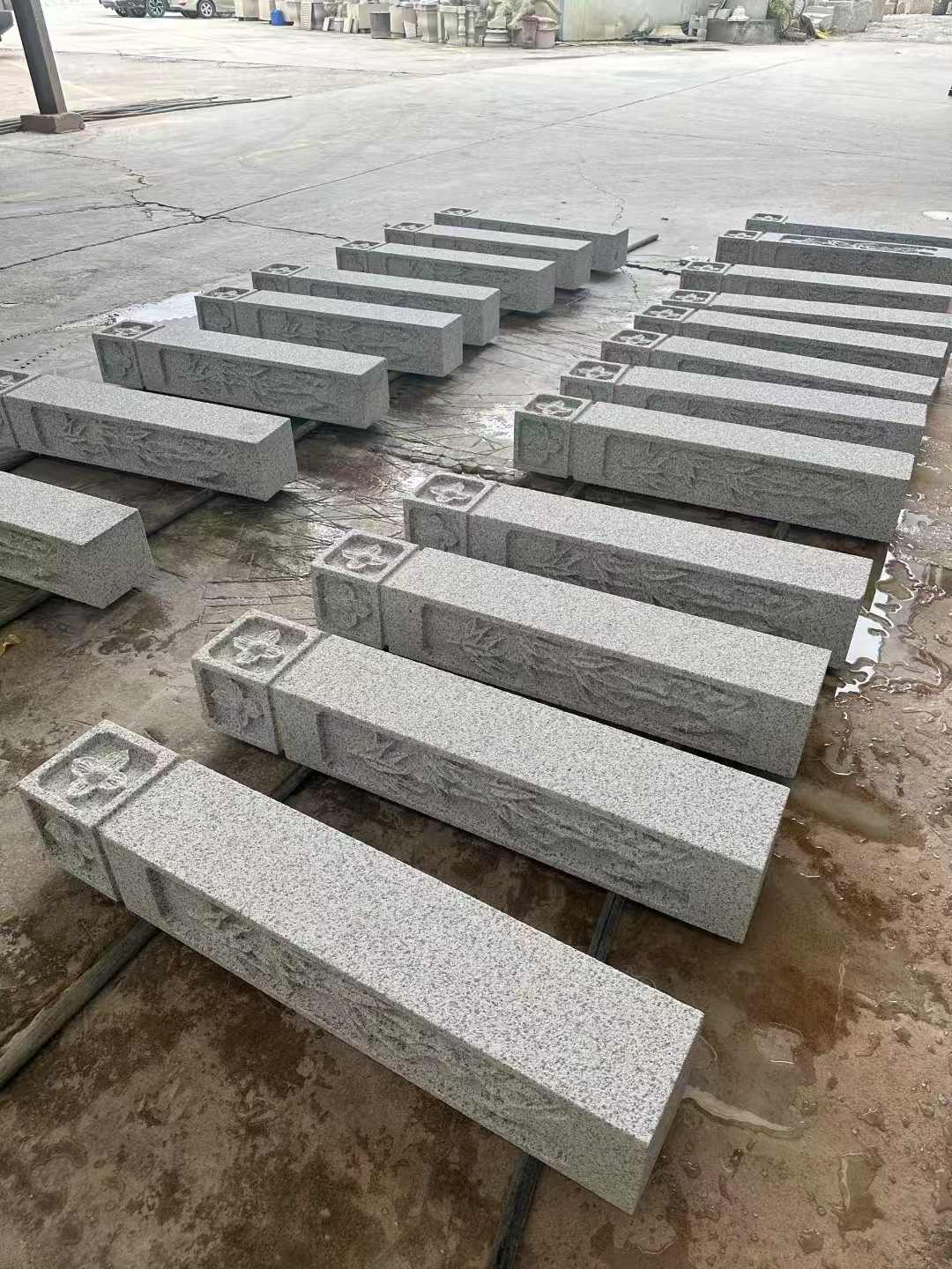 林芝 白麻方柱雕花防水