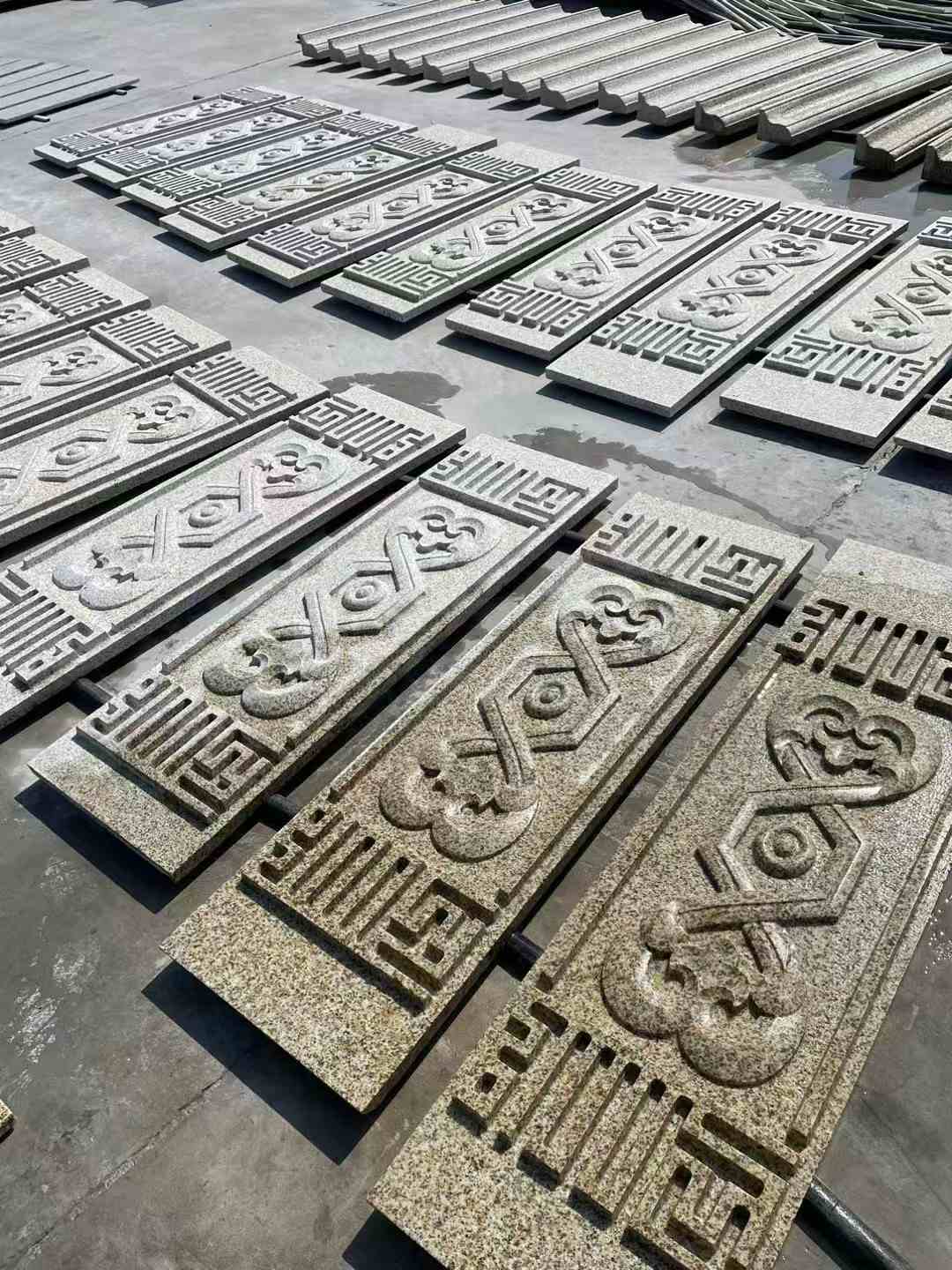 林芝 黄金麻花岗岩外墙雕刻板