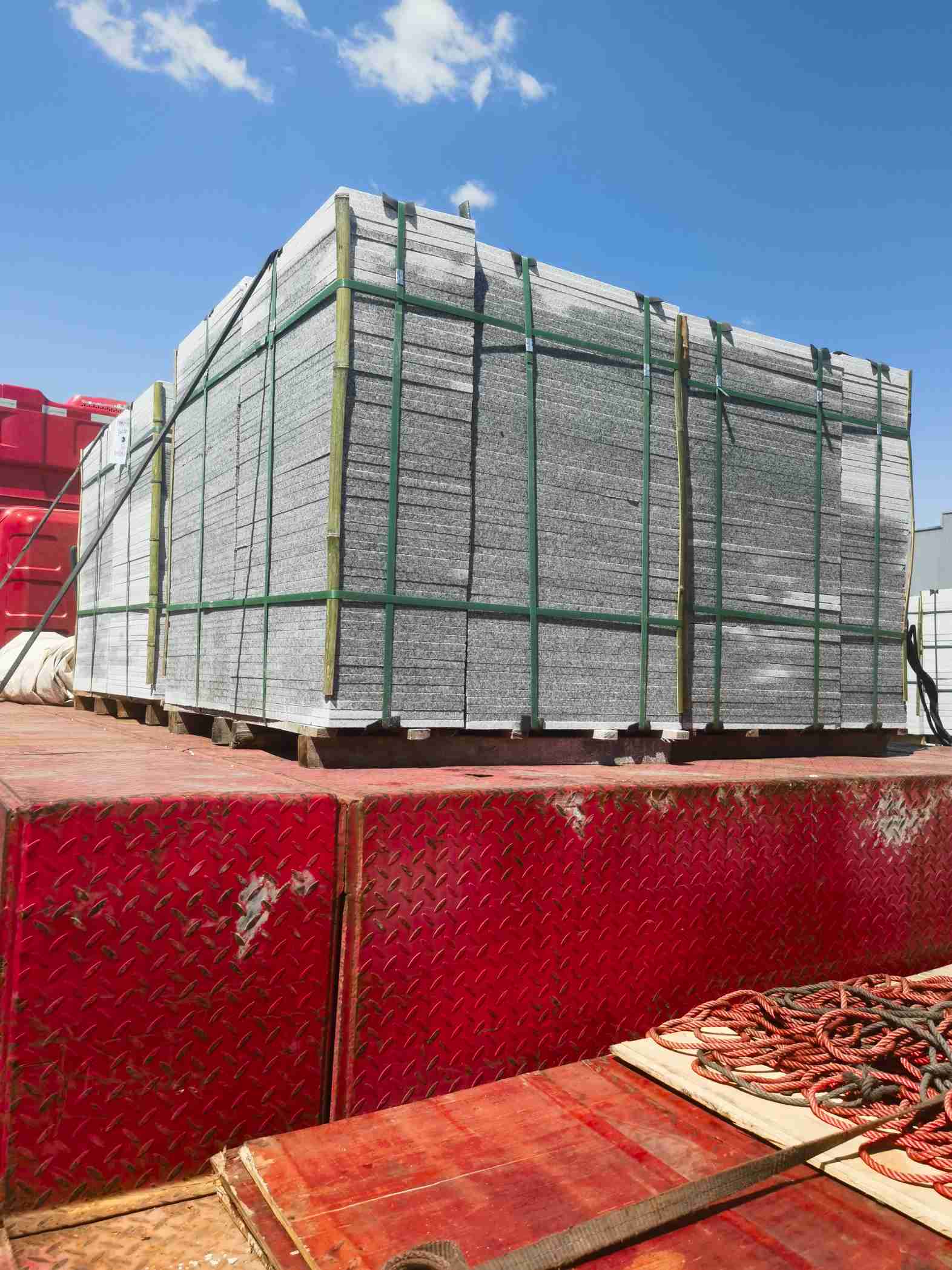 林芝 芝麻白火烧规格板地铺石300*600/600*600