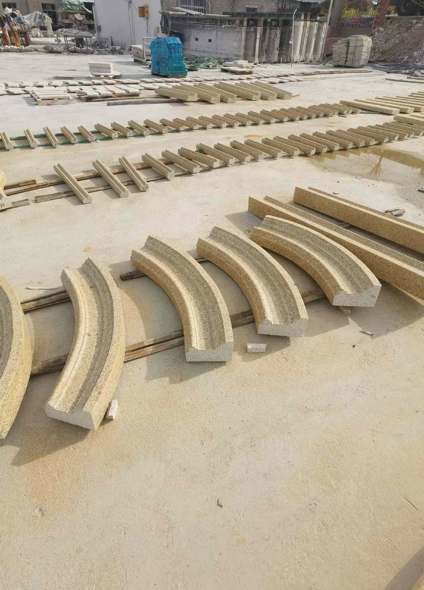 林芝 黄金麻花岗岩别墅线条